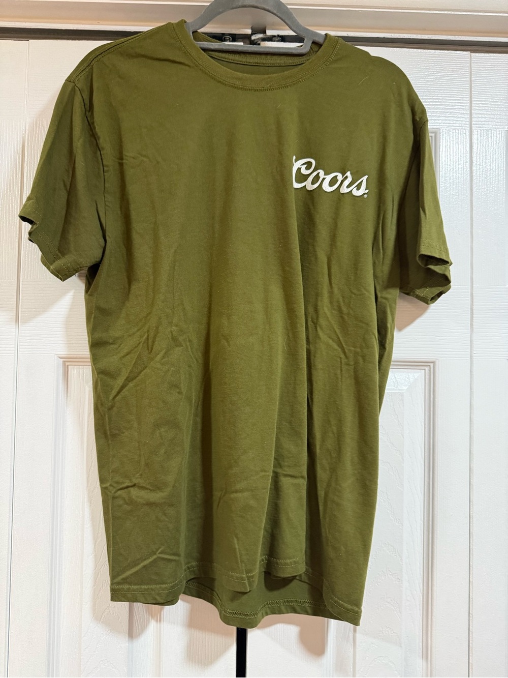 Coors Olive Green Short-Sleeve Logo T-Shirt